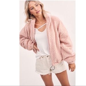 🐻 Oversized Teddy Zip Up Jacket 🐻